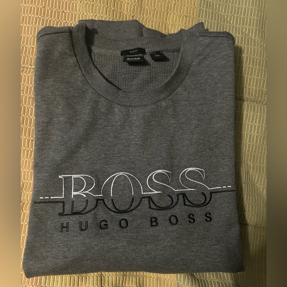 Hugo Boss Charcoal Slim Fit Top